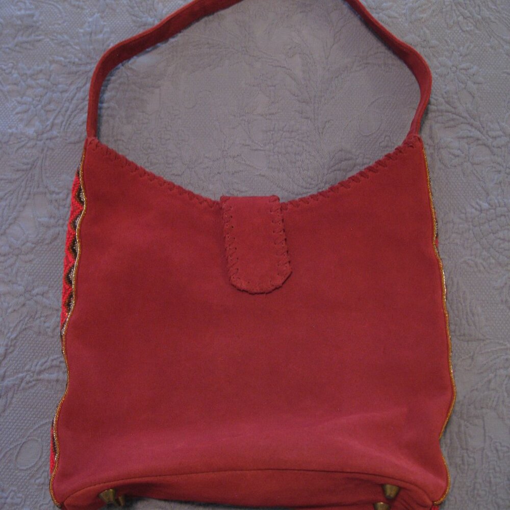Sundance Suede Hobo Bag
